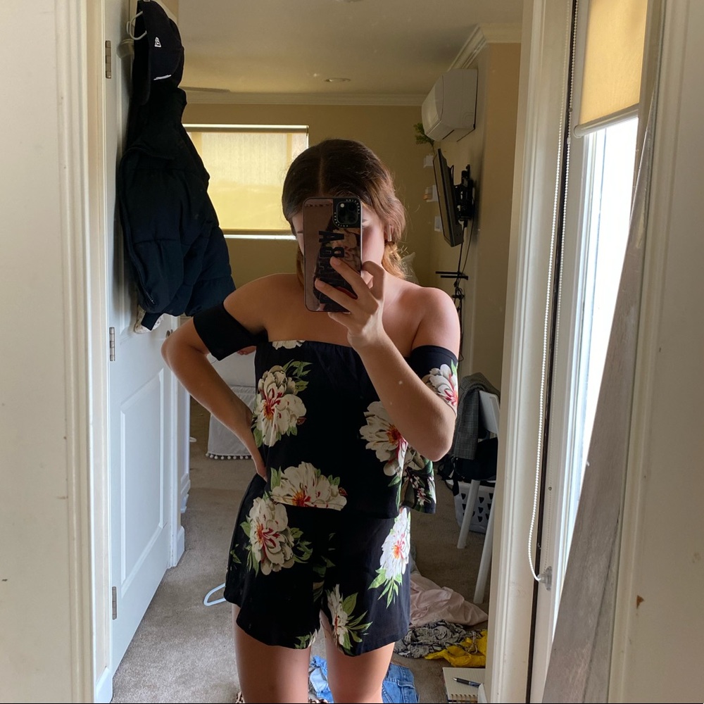 Floral Misguided Romper